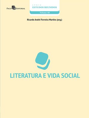 cover image of Literatura e Vida Social